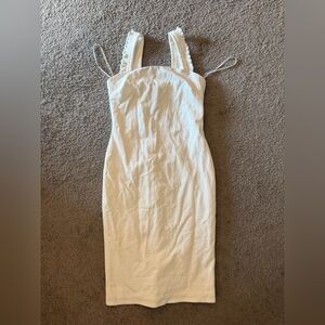 Women’s Lulu’s Elegant White Sleeveless Dress